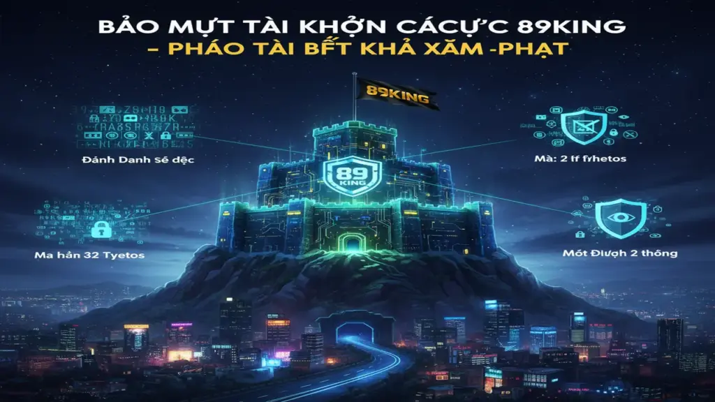 Bảo mật tài khoản cá cược 89King