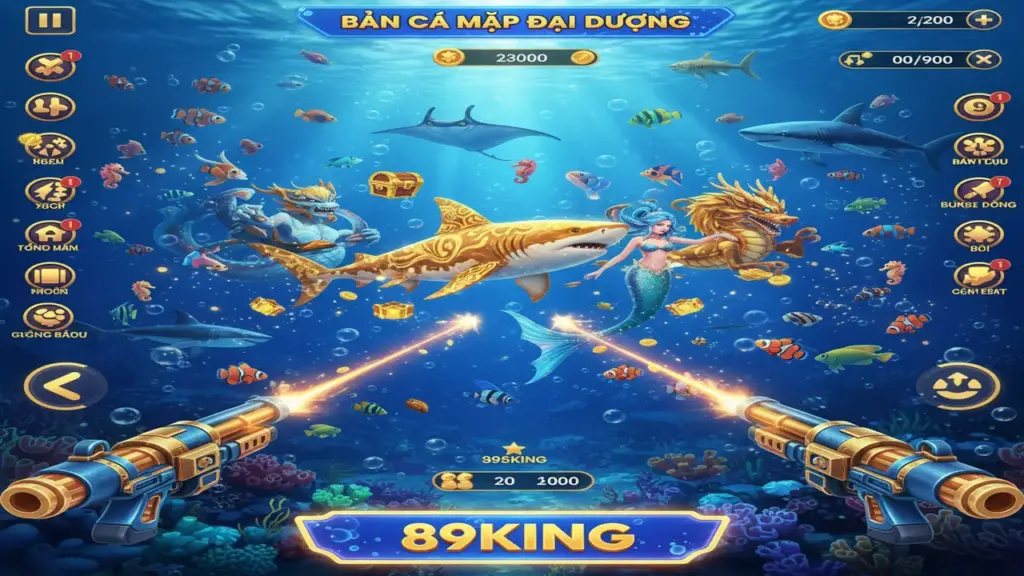 Bí kíp săn cá mập đại dương 89King