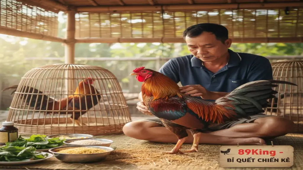 Cách chăm sóc gà đá khỏe 89King