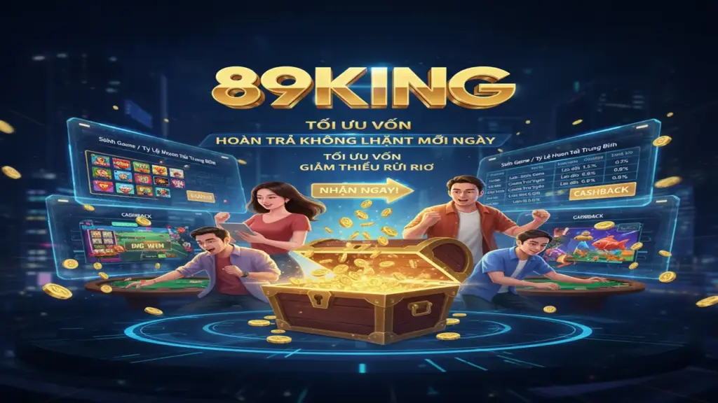 Cách nhận hoàn trả mỗi ngày 89King