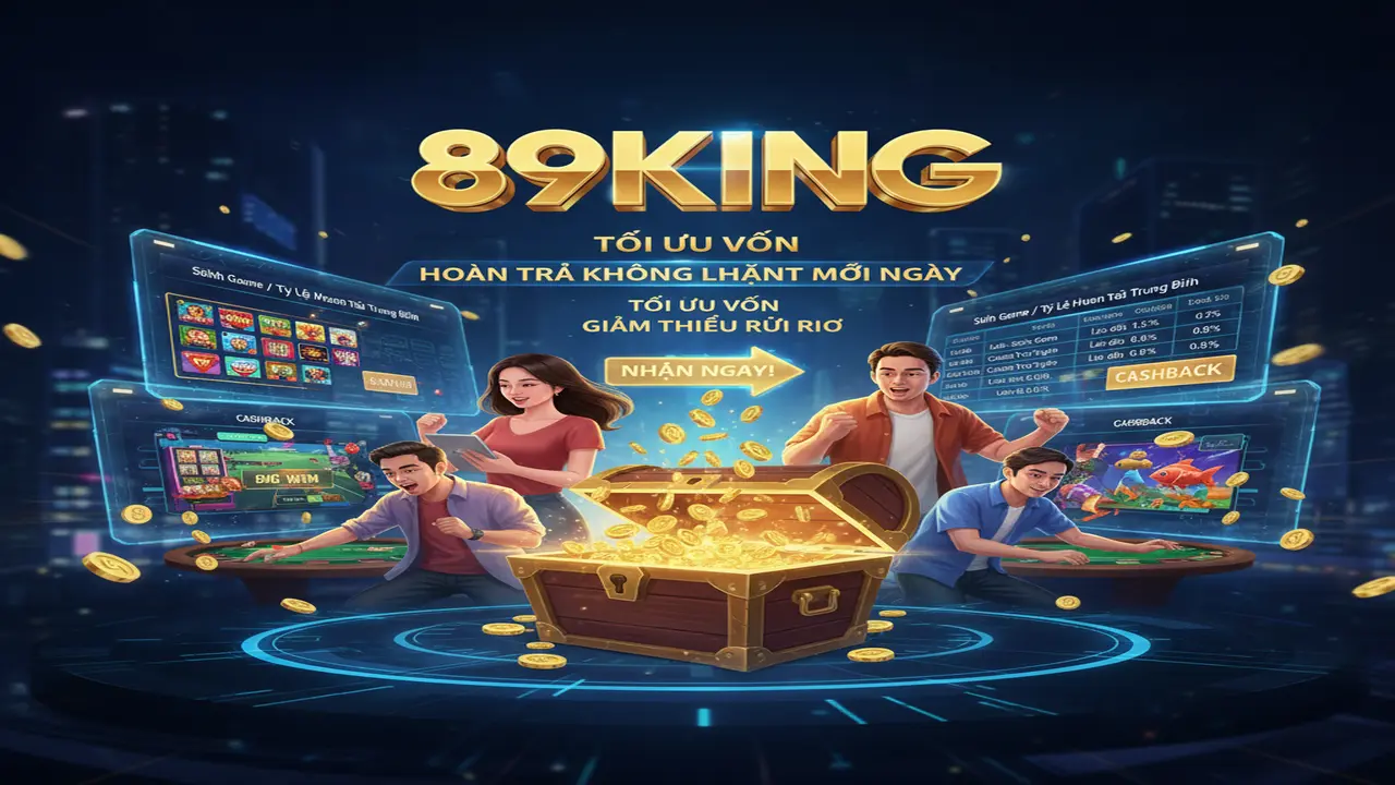 Cách nhận hoàn trả mỗi ngày 89King