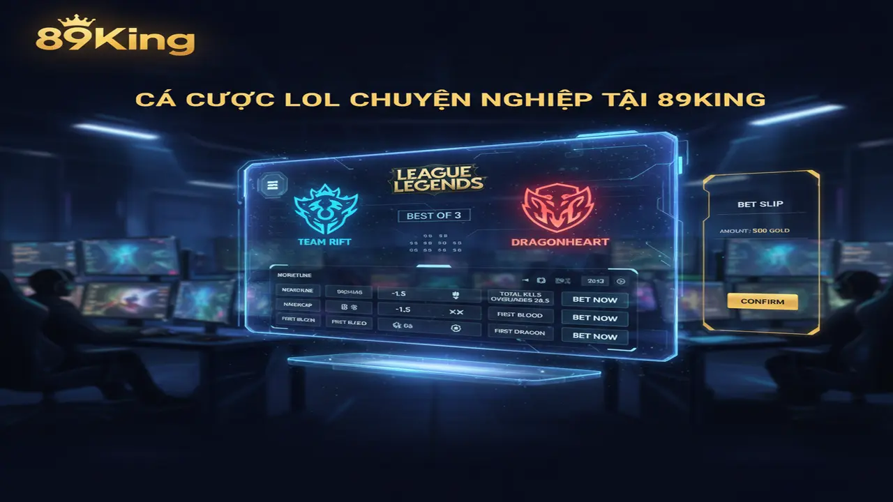 Hướng dẫn cược LOL cho người mới 89King