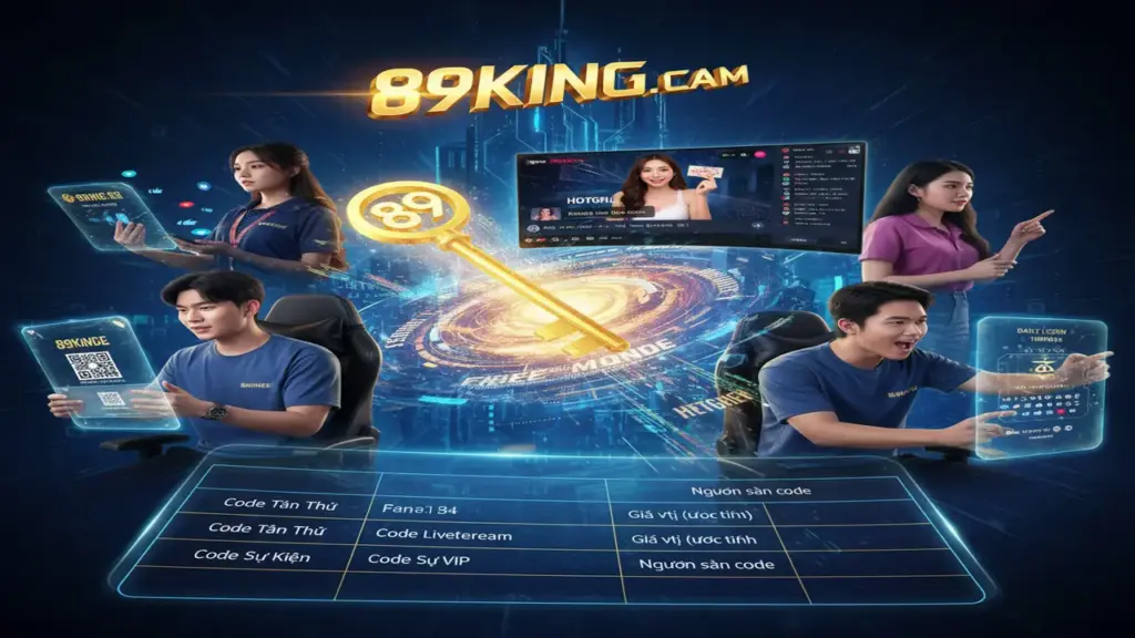 Hướng dẫn săn Giftcode free 89King