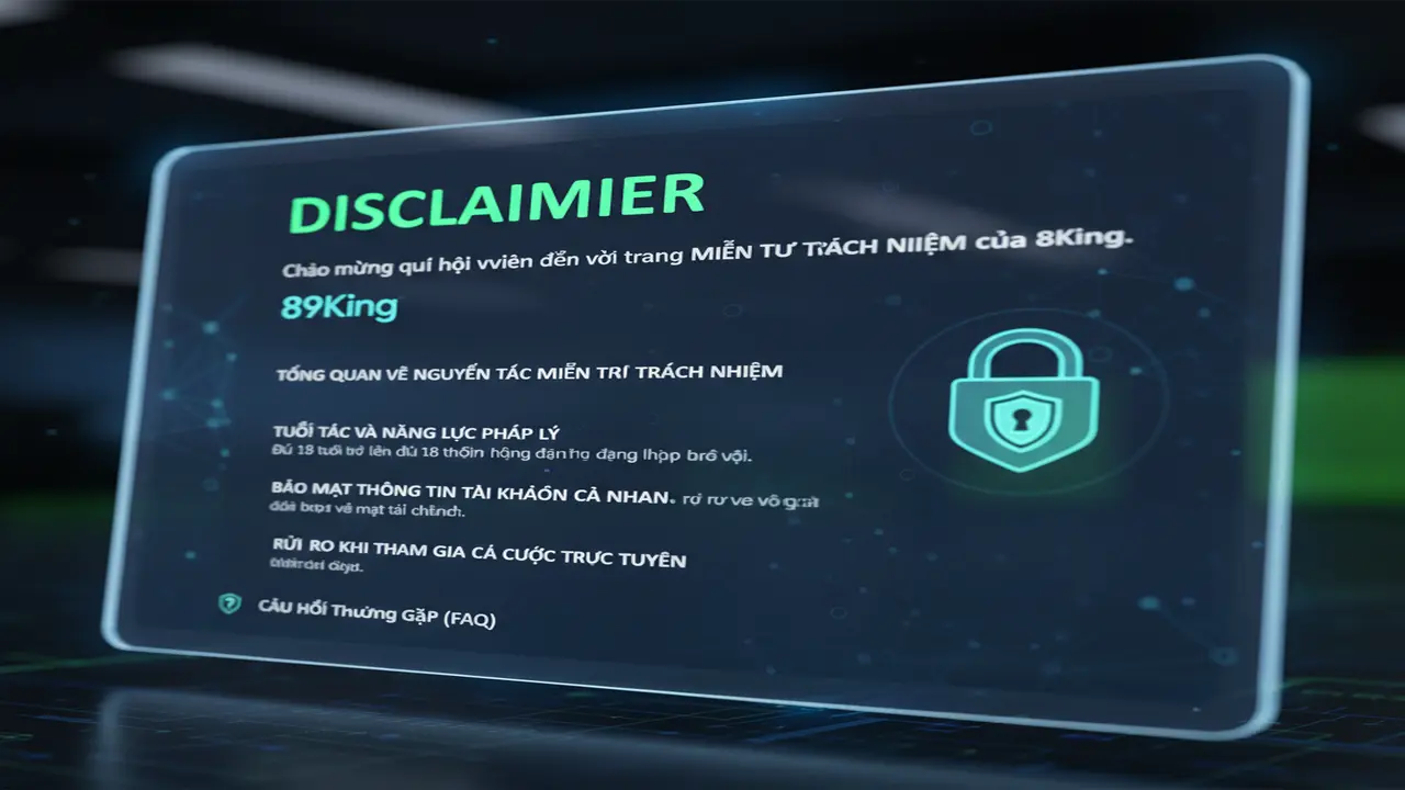 Miễn Trừ Trách Nhiệm 89King