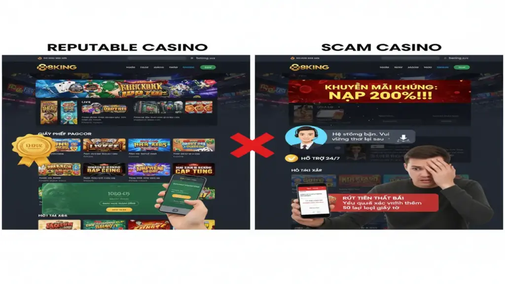 Cách nhận biết nhà cái lừa đảo 89King